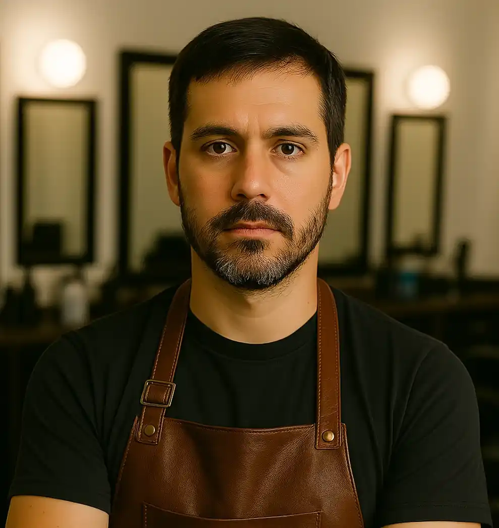 Marcus Johnson - Expert barber specializing in beard sculpting and designs at Cata Luxury Barber Room