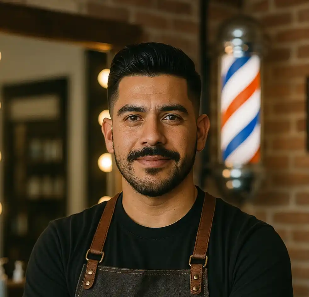 Sofia Chen - Expert barber specializing in modern styles and color services at Cata Luxury Barber Room