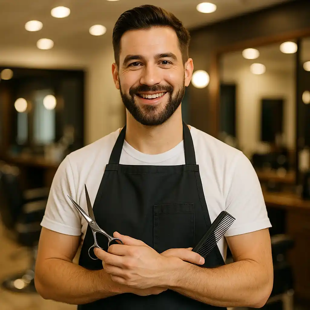 Noah Williams - Expert barber specializing in textured cuts and perms at Cata Luxury Barber Room