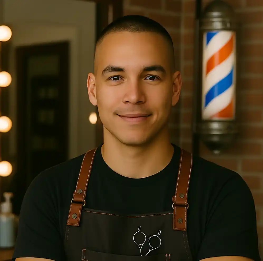 Sarah Jenkins - Expert barber specializing in fades and hair designs at Cata Luxury Barber Room