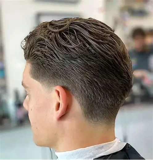 Classic Taper Fade Haircut with smooth transitions - Cata Luxury Barber Room Miami